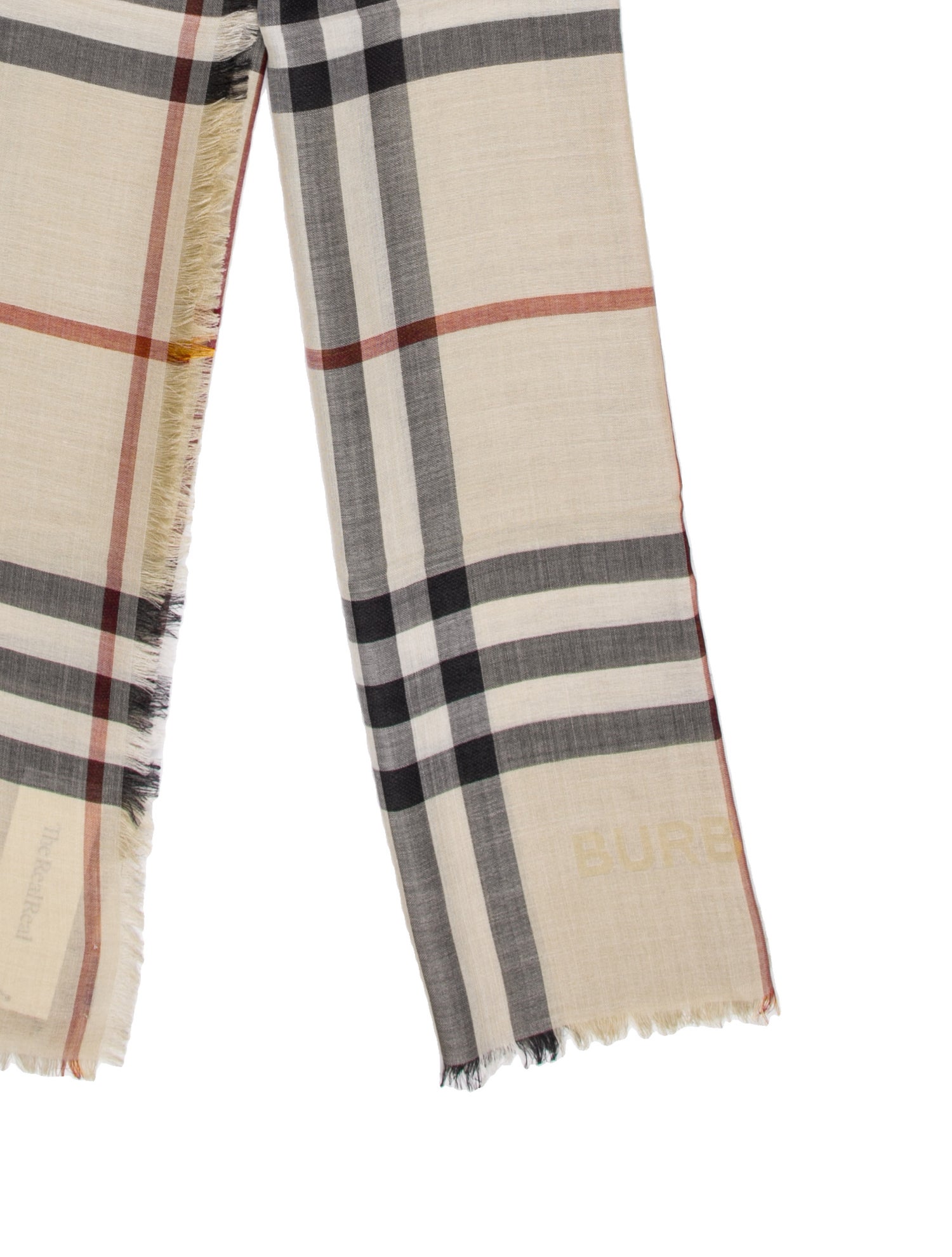 Burberry Wool Striped Scarf