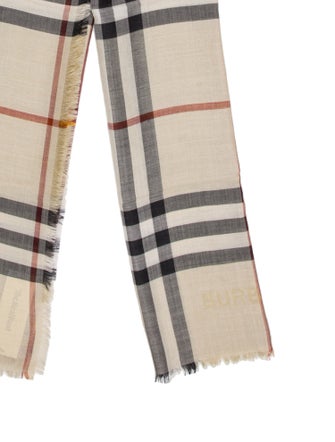 Burberry Wool Striped Scarf
