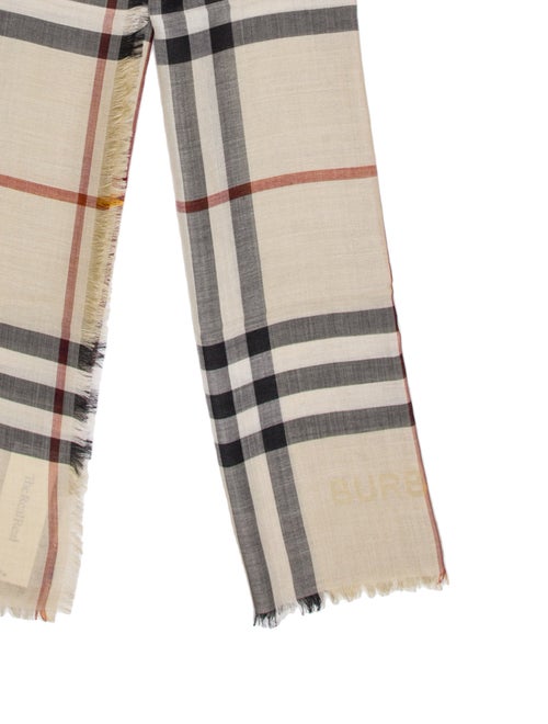 Burberry Wool Striped Scarf