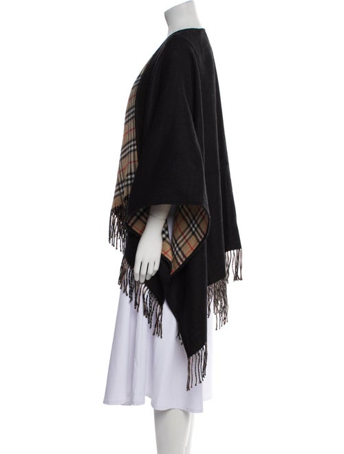 Burberry Wool Plaid Print Sweater