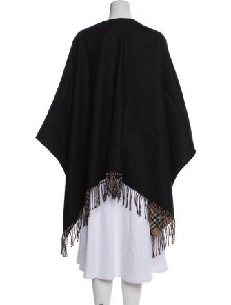 Burberry Wool Plaid Print Sweater