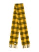 Burberry Cashmere Plaid Print Scarf