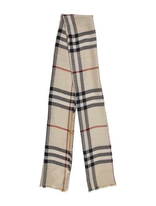 Burberry Wool Striped Scarf