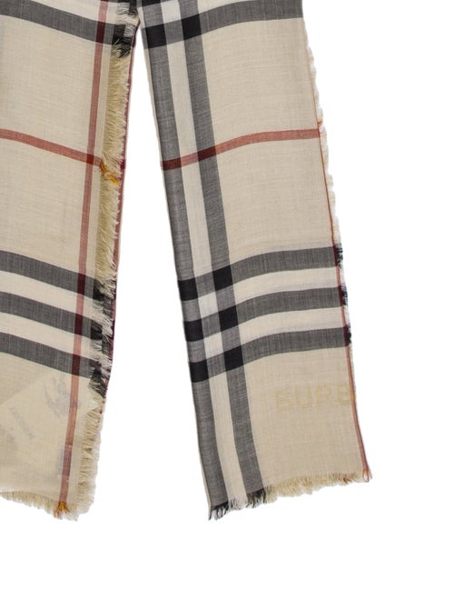 Burberry Wool Striped Scarf