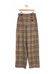 Burberry Check Print Pants