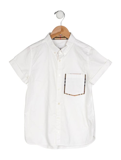 Burberry Solid Short Sleeve Top