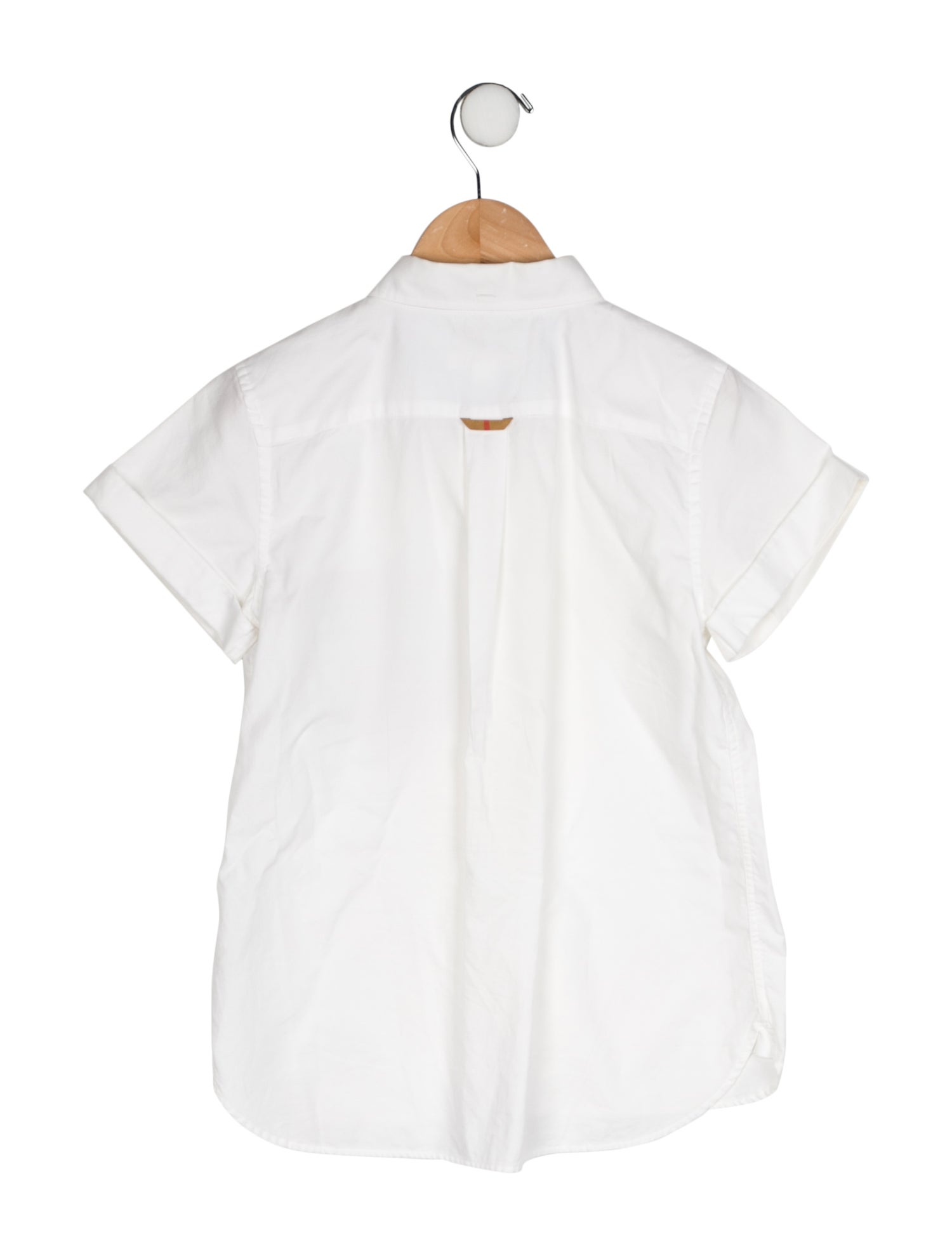 Burberry Solid Short Sleeve Top