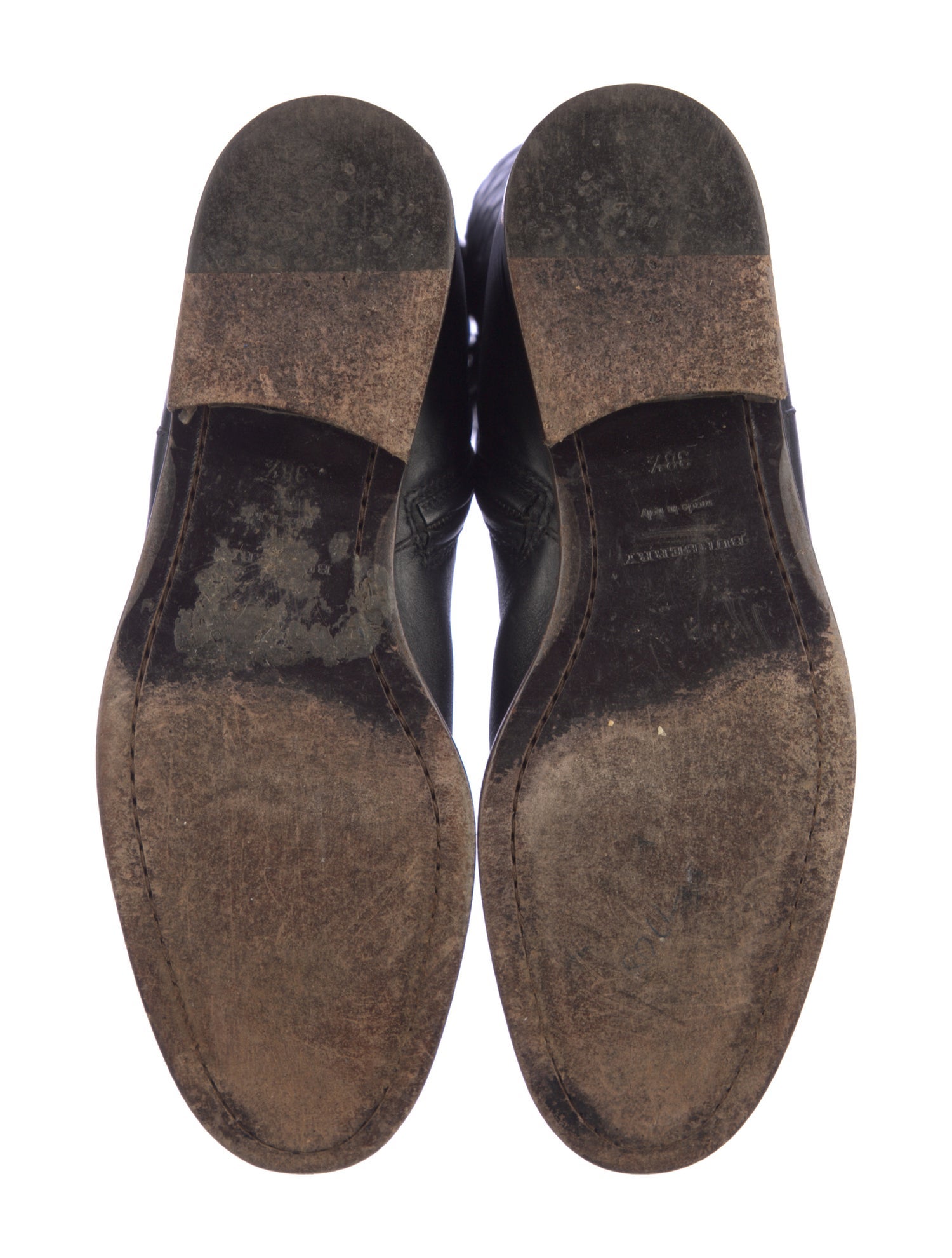 Burberry Leather Riding Boots