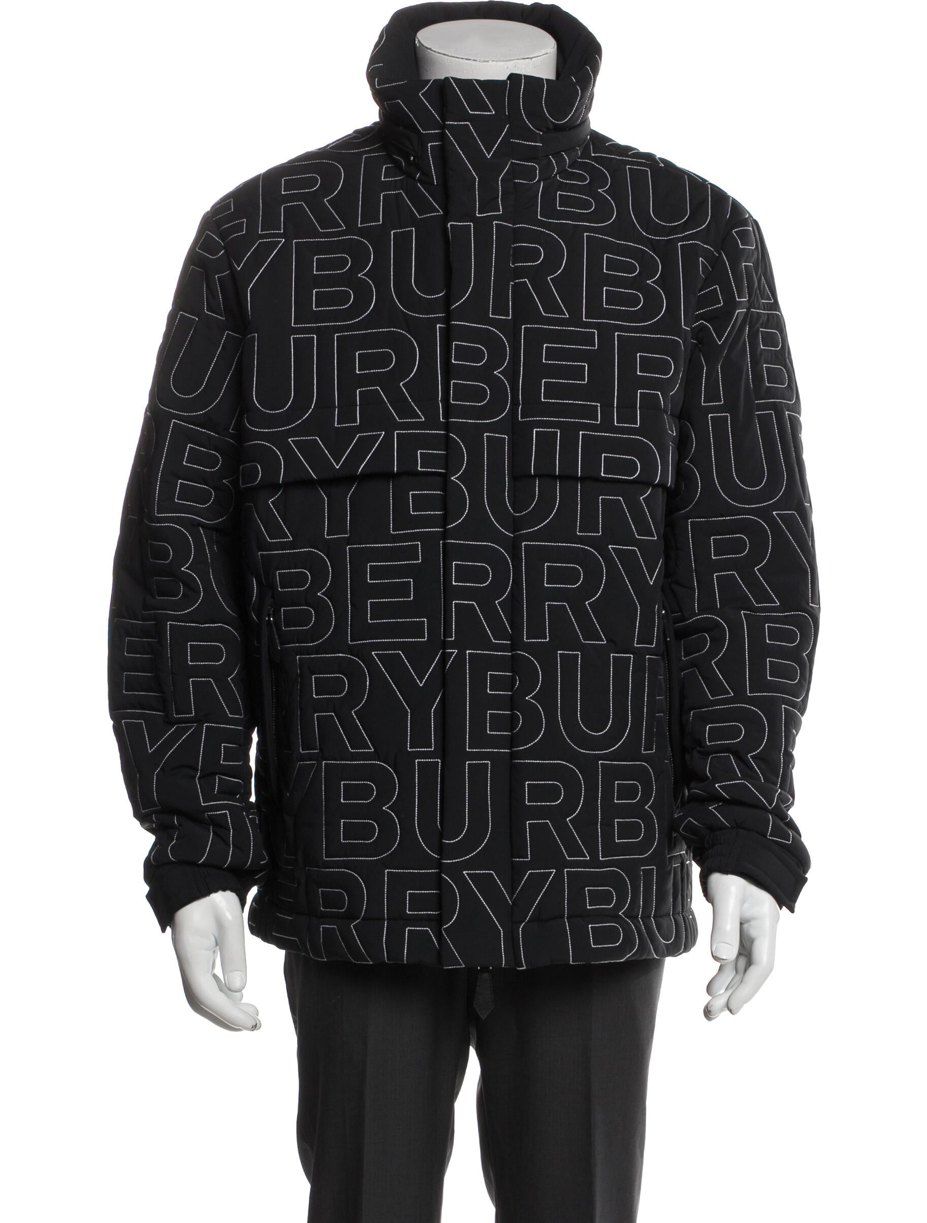 Burberry Printed Puffer Coat w/ Tags