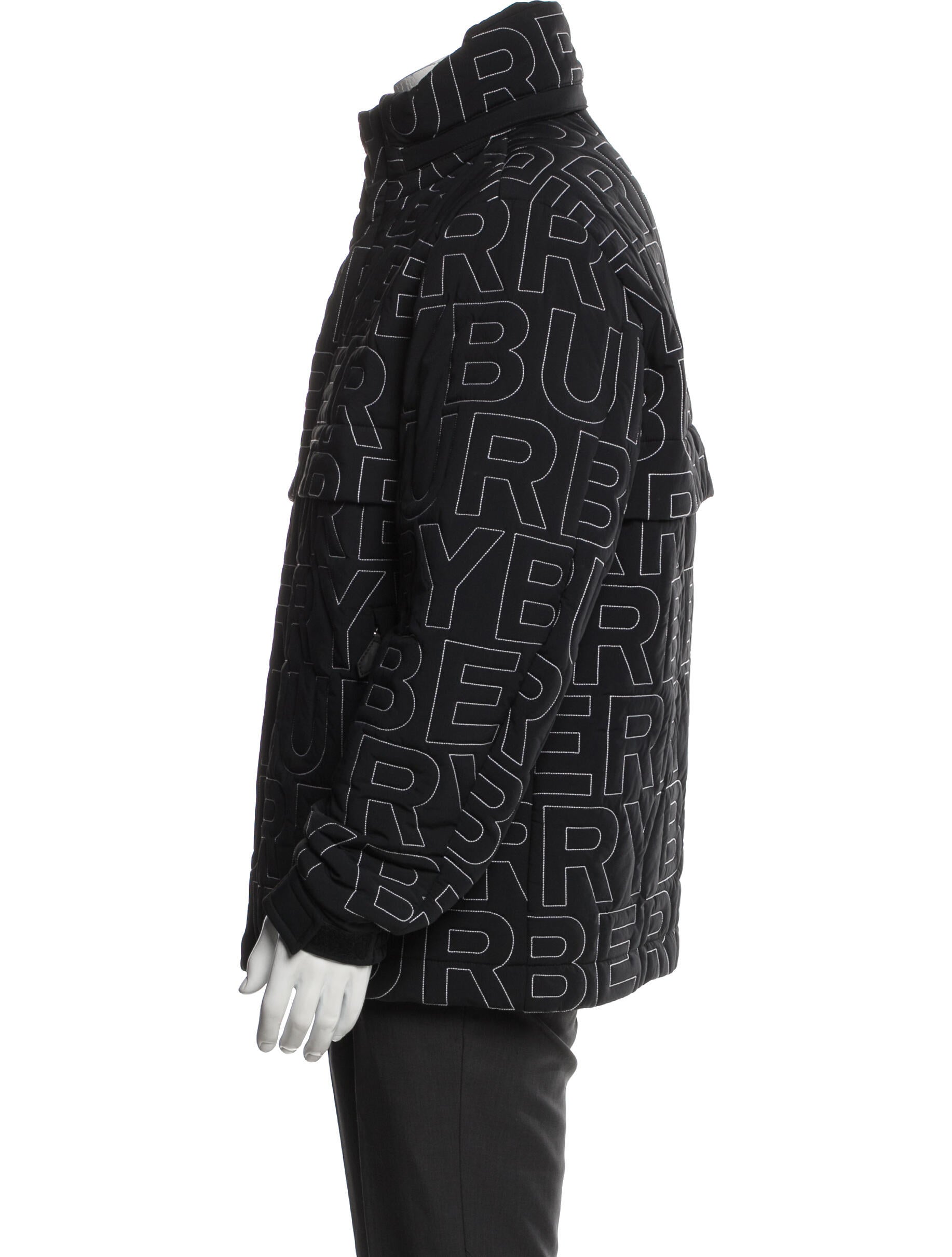 Burberry Printed Puffer Coat w/ Tags