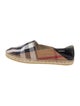 Burberry Exploded Check Pattern Canvas Espadrilles