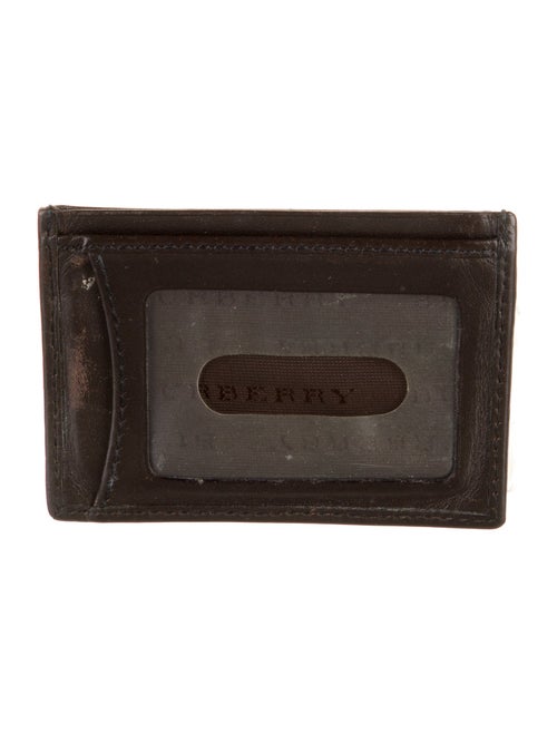 Burberry Haymarket Check Pattern Plaid Print Card Holder