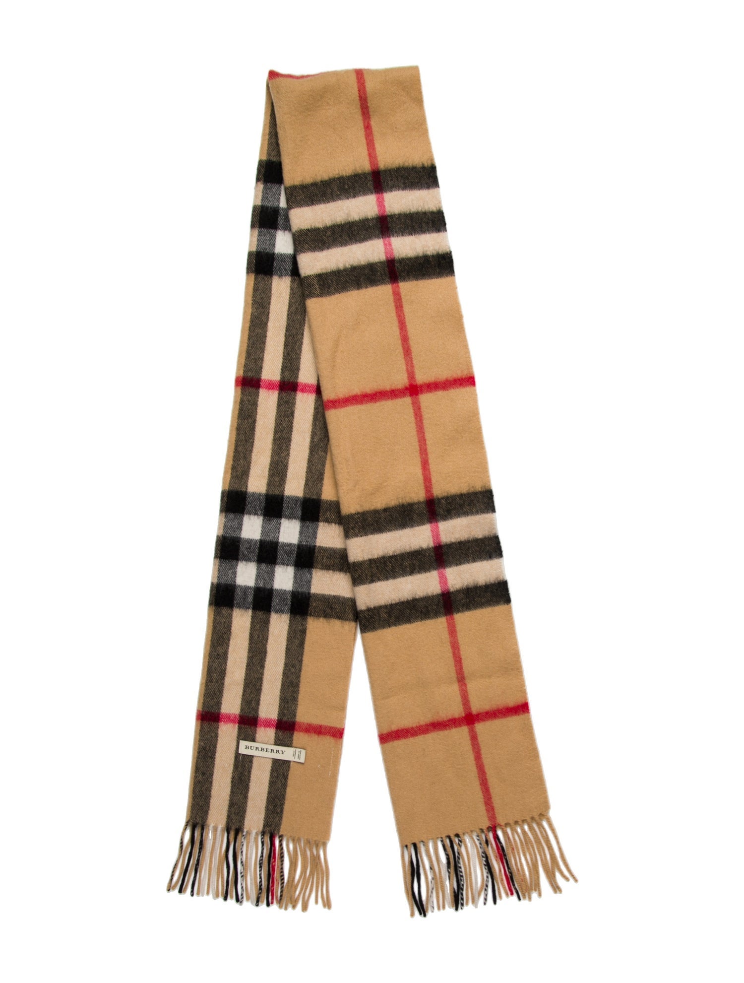 Burberry Cashmere Striped Scarf