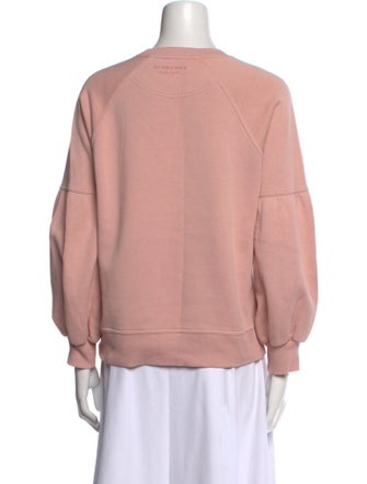 Burberry Crew Neck Long Sleeve Sweatshirt