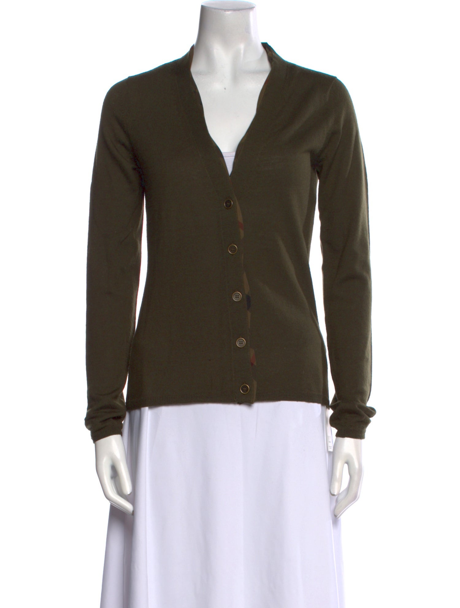 Burberry Merino Wool V-Neck Sweater