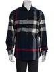 Burberry Exploded Check Pattern Long Sleeve Shirt