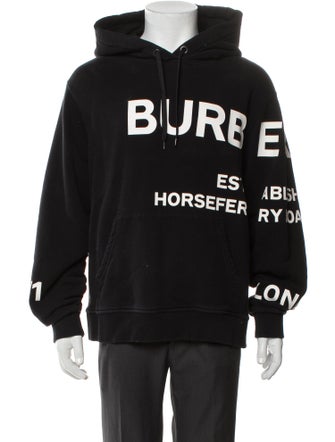 Burberry Graphic Print Crew Neck Hoodie