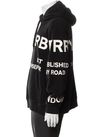 Burberry Graphic Print Crew Neck Hoodie