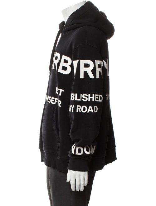 Burberry Graphic Print Crew Neck Hoodie