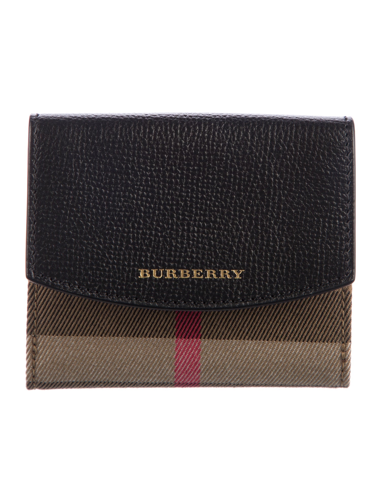 Burberry Canvas Compact Wallet