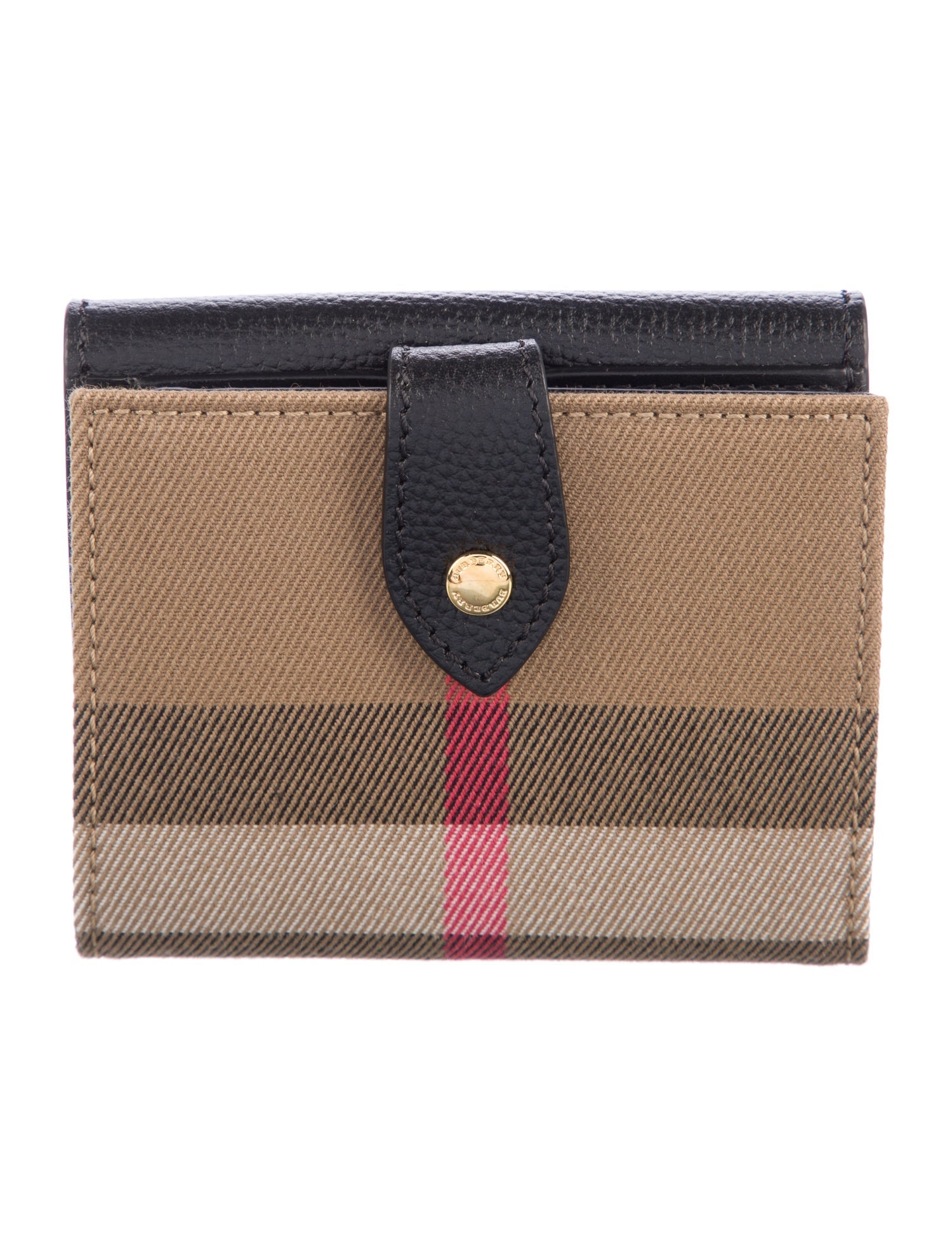 Burberry Canvas Compact Wallet