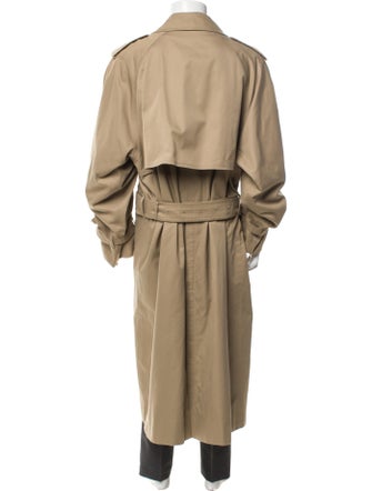 Burberry's House Check Pattern Trench Coat