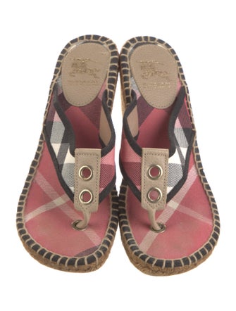 Burberry Prorsum Canvas Printed Espadrilles
