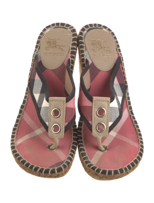Burberry Prorsum Canvas Printed Espadrilles