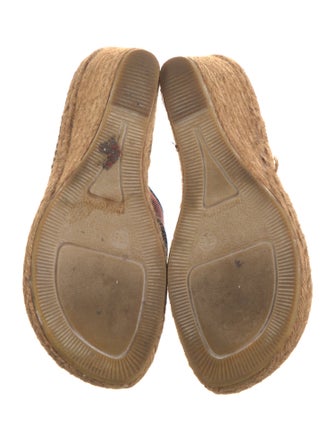 Burberry Prorsum Canvas Printed Espadrilles