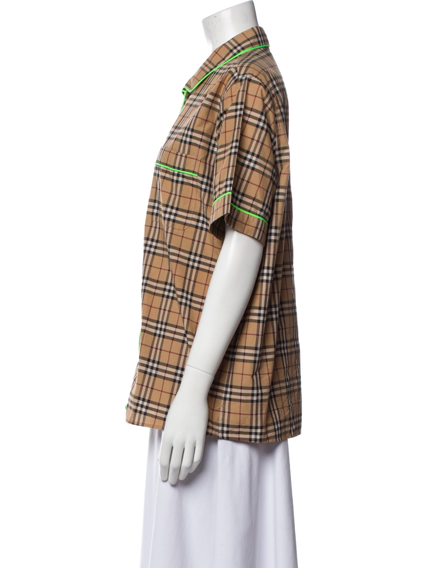 Burberry Plaid Print Pajamas