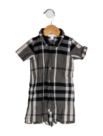 Burberry Check Print One Piece