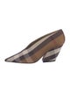 Burberry House Check Pattern Canvas Pumps