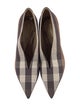 Burberry House Check Pattern Canvas Pumps