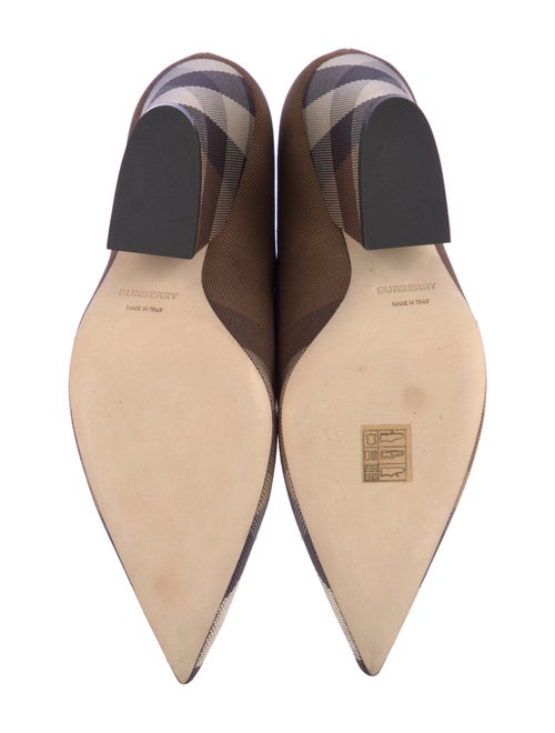 Burberry House Check Pattern Canvas Pumps