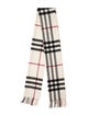 Burberry Cashmere House Check Pattern Scarf