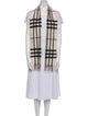 Burberry Cashmere House Check Pattern Scarf