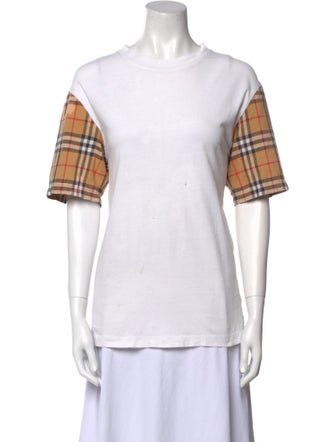 Burberry Graphic Print Scoop Neck T-Shirt