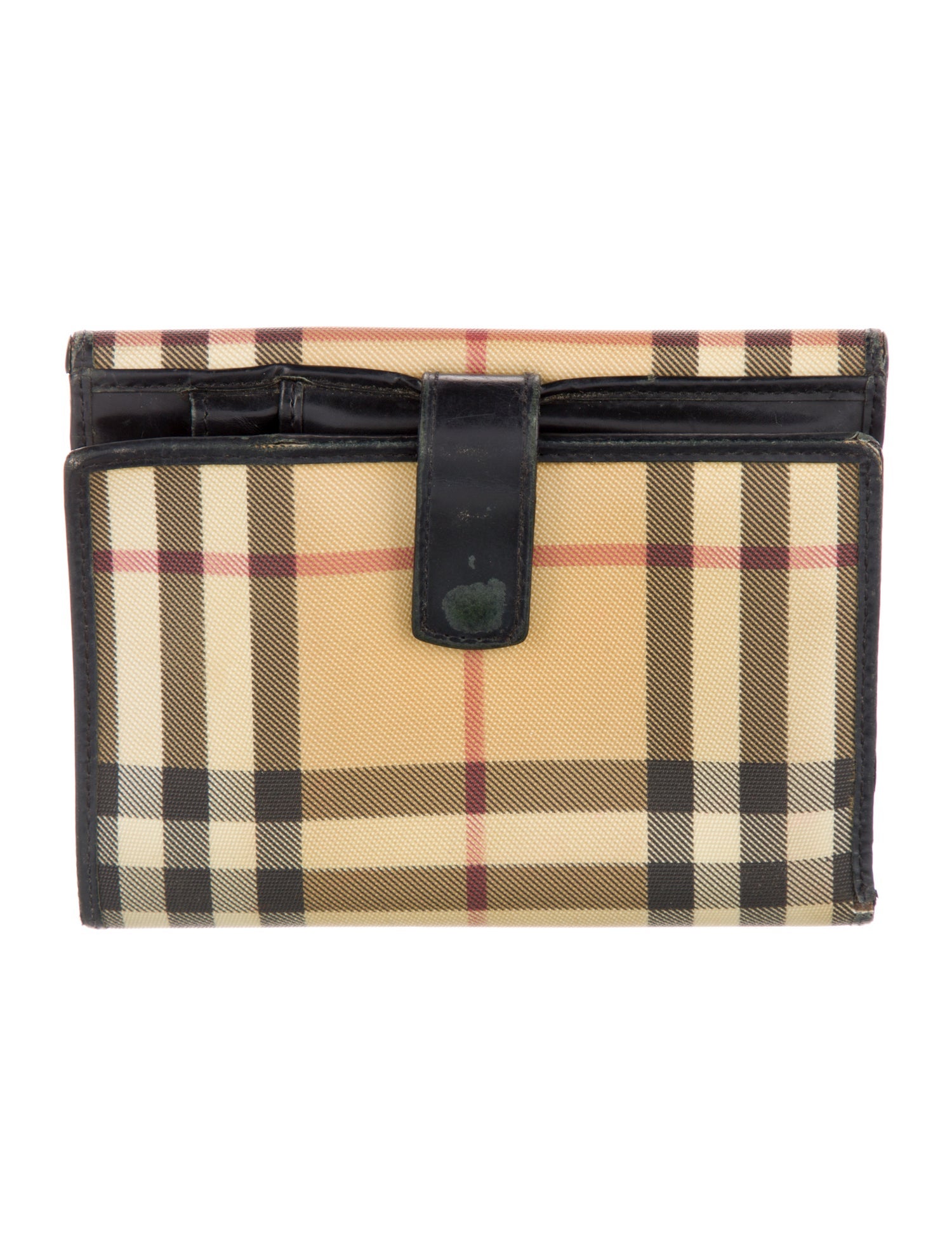 Burberry London Nova Check Pattern Trifold Wallet