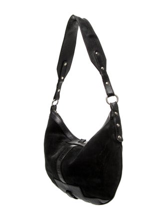 Burberry Suede Shoulder Bag