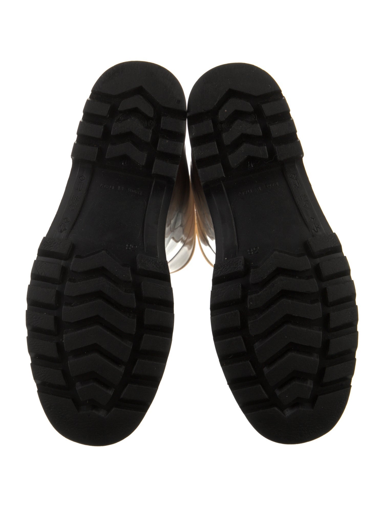 Burberry Rubber Plaid Print Rain Boots