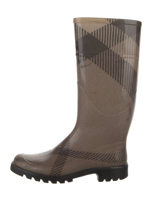 Burberry Rubber Printed Rain Boots