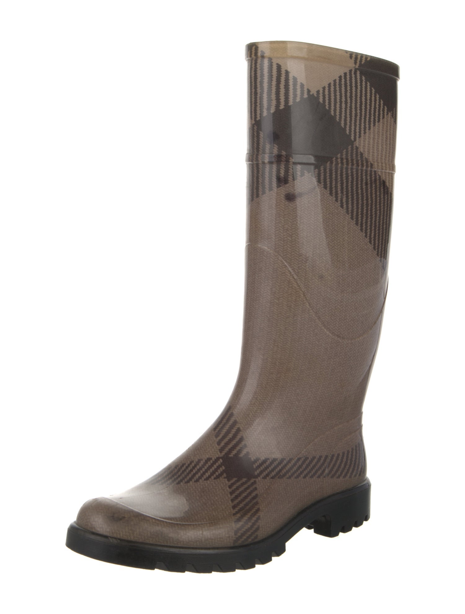 Burberry Rubber Printed Rain Boots