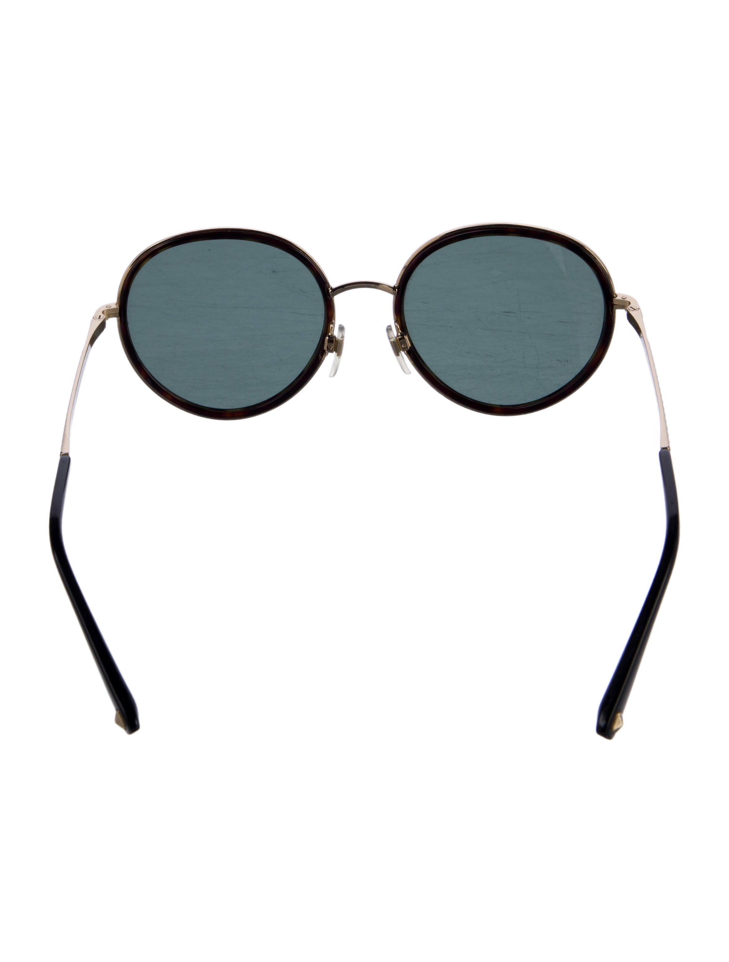 Valentino Round Tinted Sunglasses