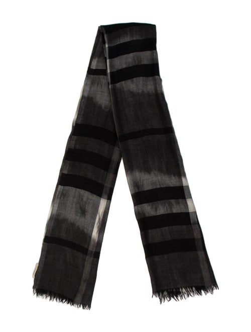 Burberry Cashmere House Check Pattern Scarf
