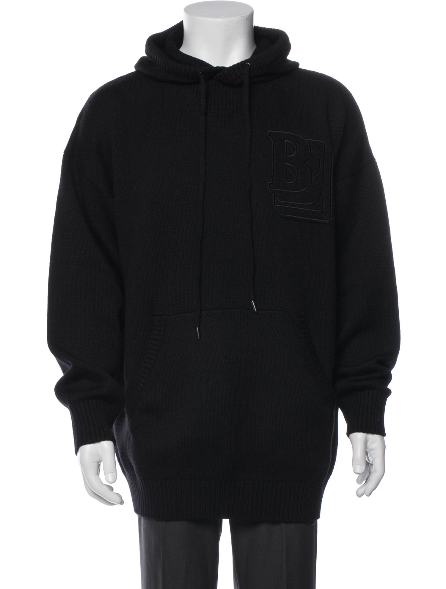 Burberry Wool Crew Neck Hoodie