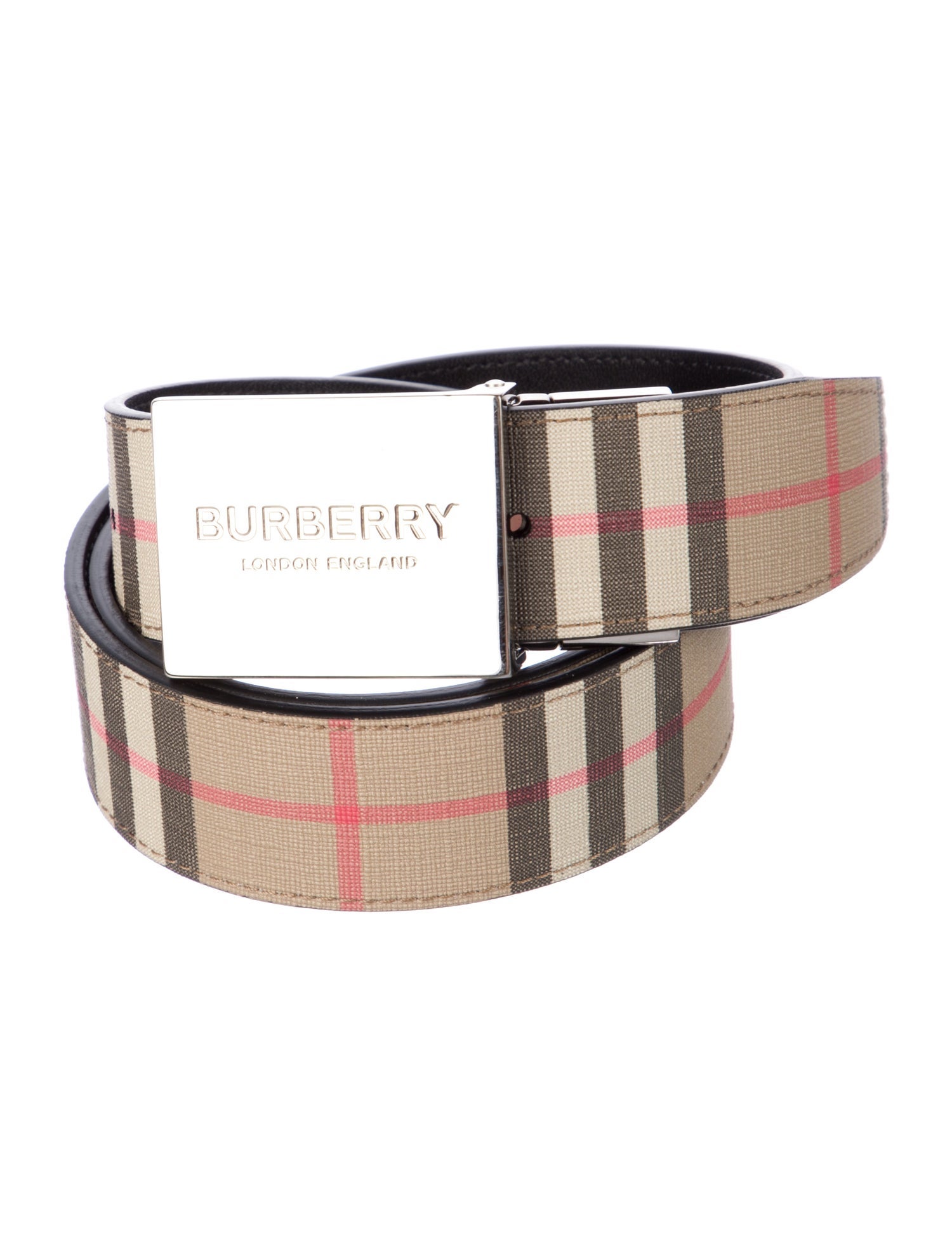 Burberry House Check Pattern Belt