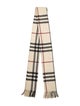 Burberry Cashmere Plaid Print Scarf