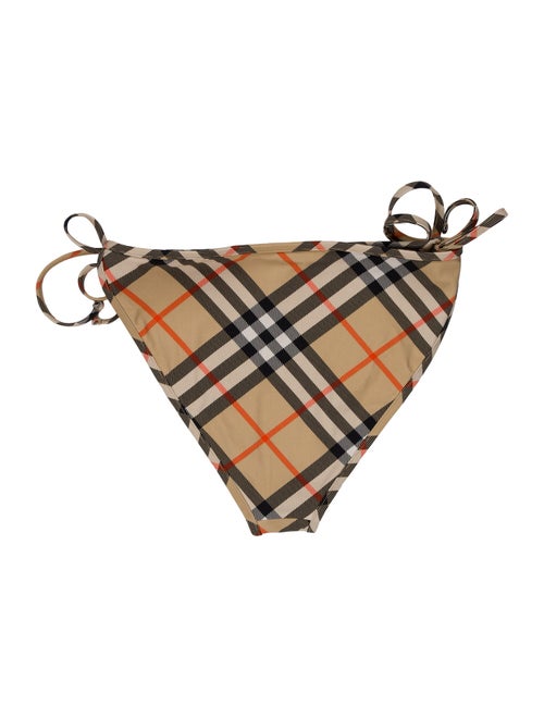 Burberry Plaid Print Bottoms