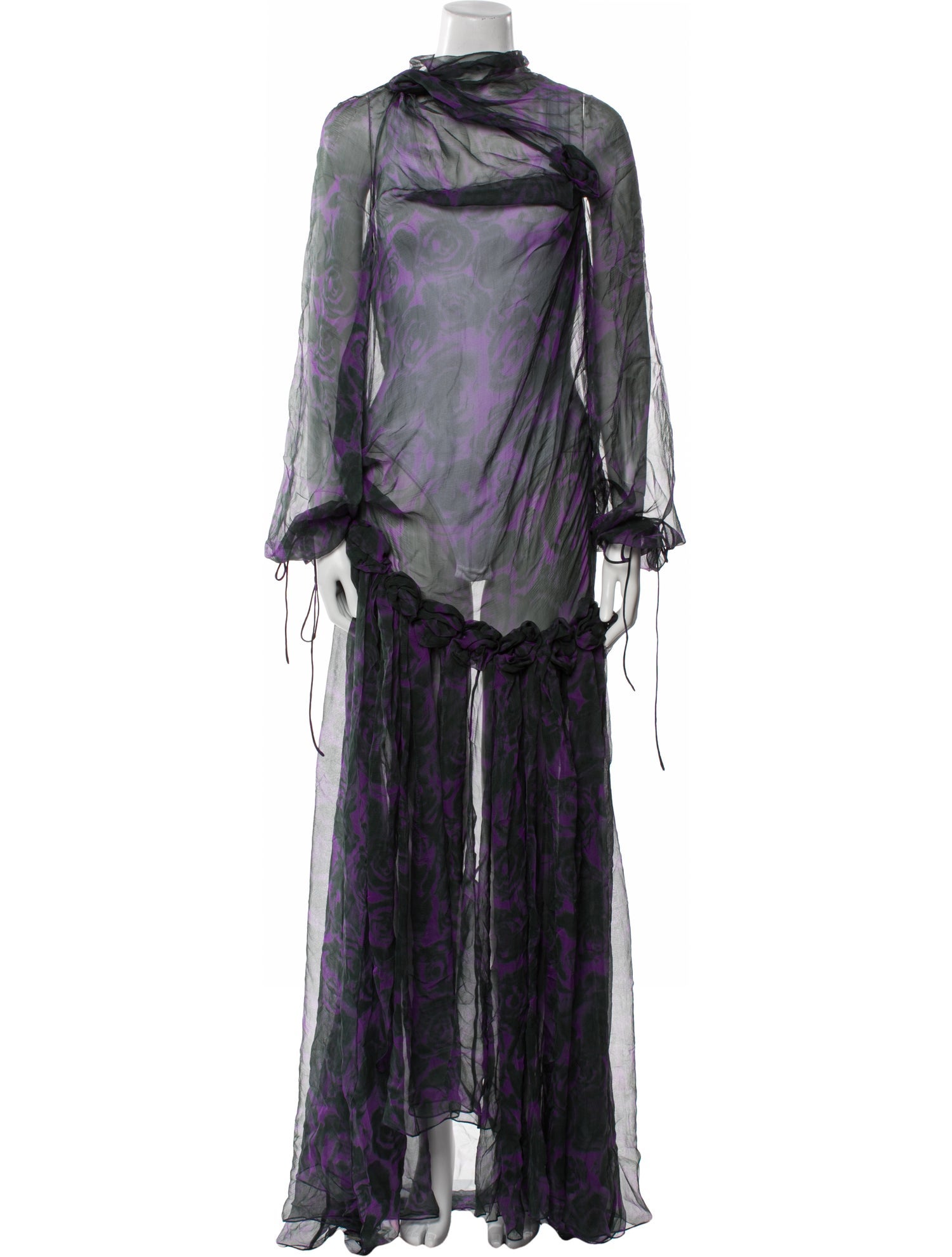 Burberry Silk Long Dress