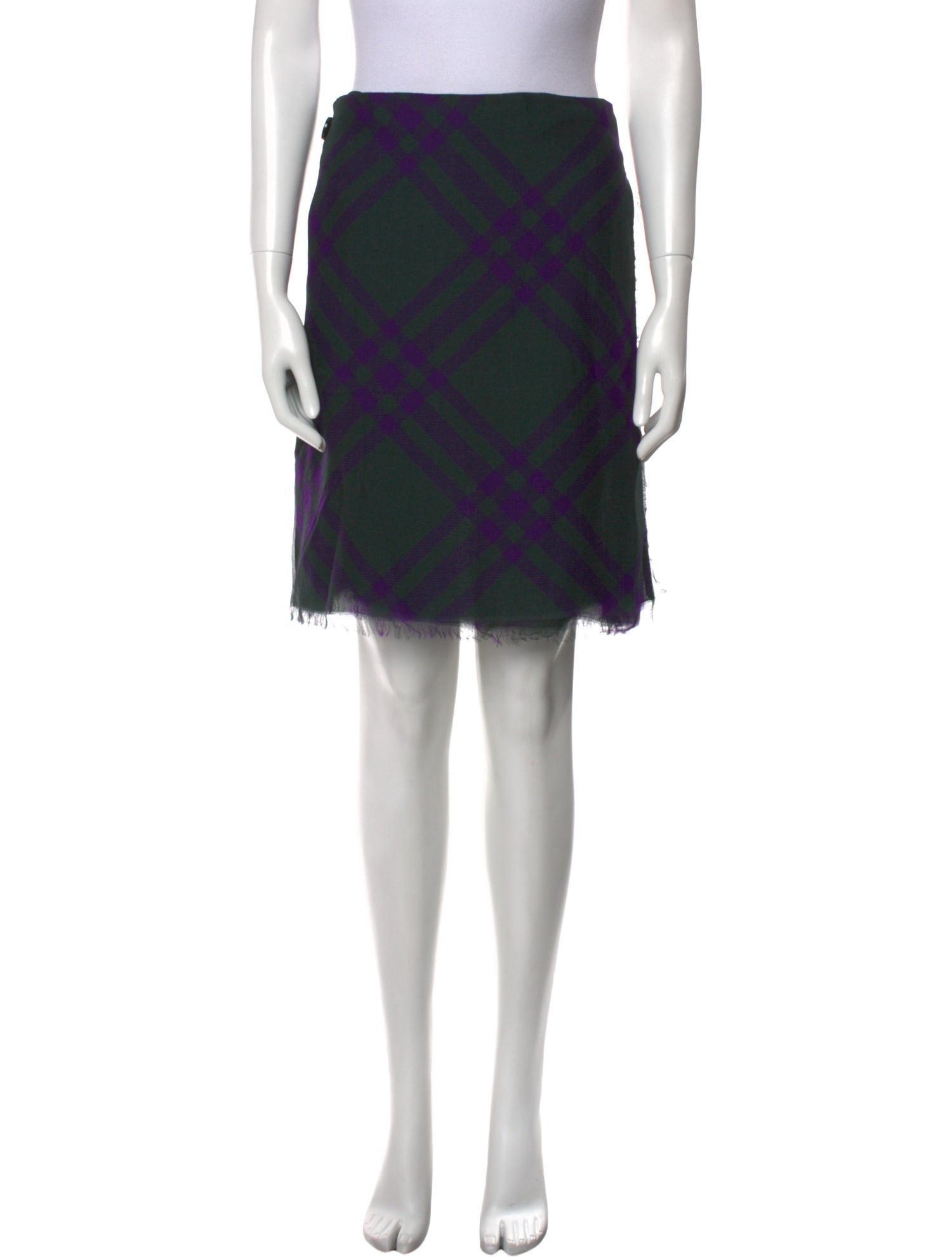 Burberry Silk Mini Skirt w/ Tags